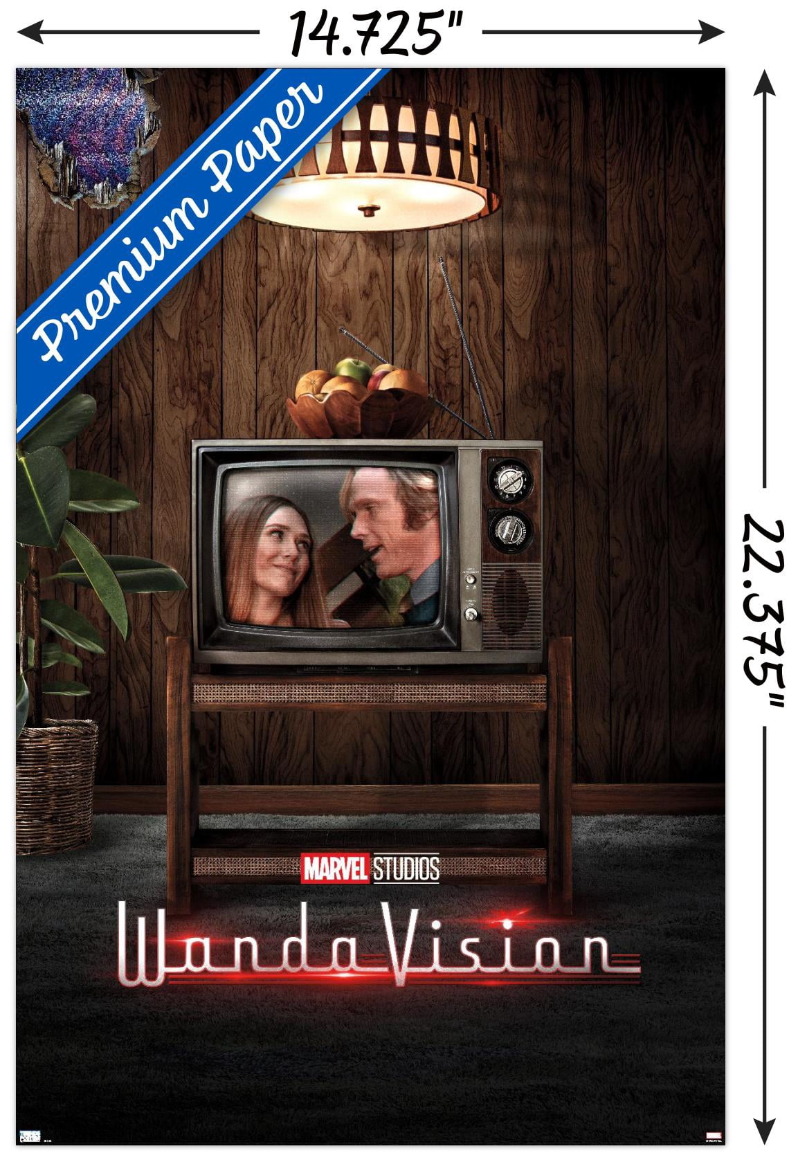 Marvel WandaVision - 70's One Sheet Wall Poster, 14.725" x 22.375"