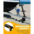 thumbnail image 2 of 3-Step Heavy-Duty Boat Trailer Steps with Handle - Non-Slip Surface, 400 lbs Load Capacity Universal Fit, 2 of 4