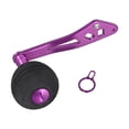 thumbnail image 1 of GLFILL Moulinet de Pêche Moulinet de Pêche Baitcasting Poignée Roue à Goutte d'Eau Roue Tambour Poignée Ovale EVA Accessoires Outils Violet, 1 of 8