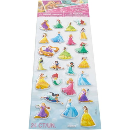 Disney Princess Puffy Sticker Sheet, 1ct