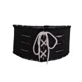 thumbnail image 4 of Women Wide Tie Corset Black Denim Band Jeans Fashion Belt M, 4 of 15