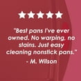 thumbnail image 2 of Rachael Ray Nonstick Bakeware Cookie Pan Set, 5-Piece, Gray with Red Silicone Grips, 2 of 7