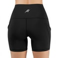 thumbnail image 4 of Jolie High-Waisted Athletic Shorts with Hip Pockets, 4 of 5