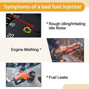 Unique Bargains 1 Pc No.036906031M Fuel Injector for VW Polo 1.4L 2000-2008 Car Engine Flow Match Fuel Nozzle