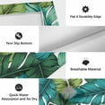 thumbnail image 6 of Summer Tropical Leaves Outdoor Rug for Patio/Deck/Porch, Non-Slip Large Area Rug 6 x 9 Ft, Blue Green Botanical Leaf Plants Indoor Outdoor Rugs Washable Area Rugs, Camping Rug Carpet Runner, 6 of 8