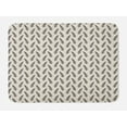 thumbnail image 1 of Leaves Bath Mat, Classic Style Nature Foliage Pattern with Botanical Branches, Plush Bathroom Decor Mat with Non Slip Backing, 29.5" X 17.5", Mauve Taupe and Eggshell, by Ambesonne, 1 of 2