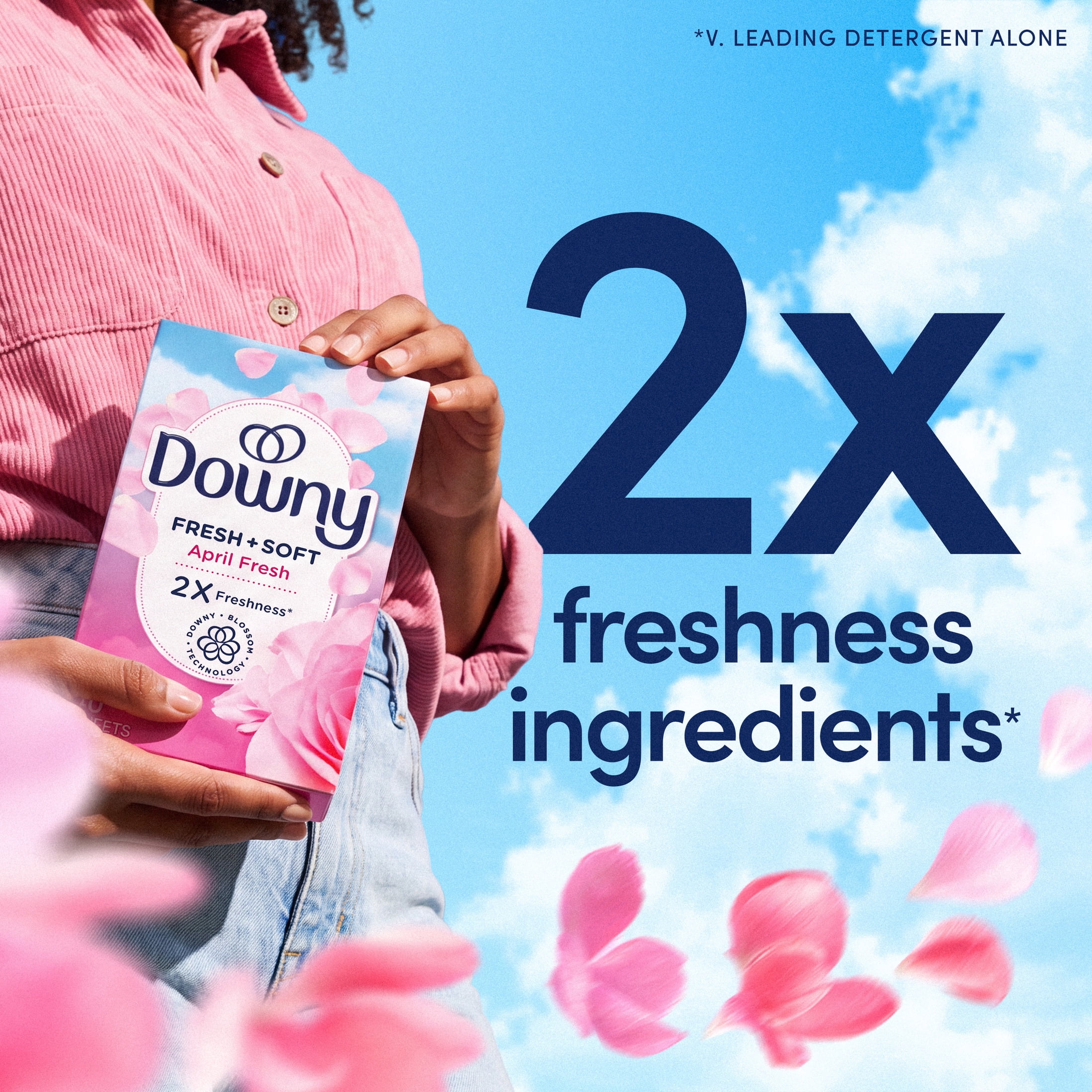 Downy Dryer Sheets, April Fresh, 60 Count