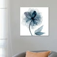 thumbnail image 3 of AatoeaX "Indigo Bloom I" Canvas Print Modern Wall Art Canvas Poster – Aesthetic Print for Home, Office, or Apartment Decor,12"x18"or18"x12",Black Frame, 3 of 4