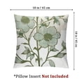 thumbnail image 4 of Comfy' Throw Pillow Covers  Light Green Flower Farmhouse Pillow Case Accent Tulip Rose Floral Watercolor Decor Square Pillowcases for Living Room Tent Playroom, 4 of 7