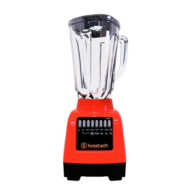 Licuadora Bosstech 950W Vidrio 2l Botonera 10 vel B1 Rojo