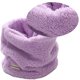 thumbnail image 3 of Babero infantil de color liso con terciopelo grueso para mantener el calor y el viento., 3 of 5