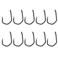 thumbnail image 1 of Juego de anzuelos de pesca de acero al carbono con curva Ehuebsd en V 10 piezas afilados con púas accesorios de aparejos de pesca, 1 of 7