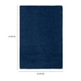 thumbnail image 7 of Mainstays Traditional Solid Navy Youth Shag Indoor Area Rug, 3' x 4'8", 7 of 7