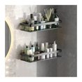 thumbnail image 1 of Estante de almacenamiento for inodoro, estante de almacenamiento Simple de doble capa, mostrador de cocina, estante de almacenamiento de Metal, estante de almacenamiento perforado for pared, 1 of 6