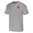 thumbnail image 2 of Men's Darius Rucker Collection by Fanatics Heather Gray Atlanta Braves Henley T-Shirt, 2 of 3