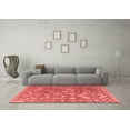 thumbnail image 3 of Ahgly Company Machine Washable Indoor Rectangle Abstract Red Modern Area Rugs, 2' x 3', 3 of 4