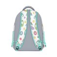 thumbnail image 2 of Cute Baby Dinosaur and Floral Print Backpack – Watercolor Dino Pattern Schoolbag with Abstract Nature Background, 2 of 6