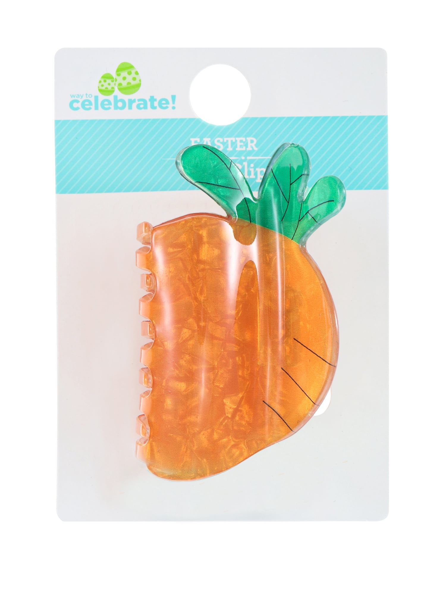 Way to Celebrate Easter Carrot Claw Clip, 1 Piece