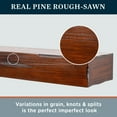 thumbnail image 6 of Mantels Direct Breckenridge 48" Rustic Distressed Wood Fireplace Mantel Shelf - Cherry, 6 of 9