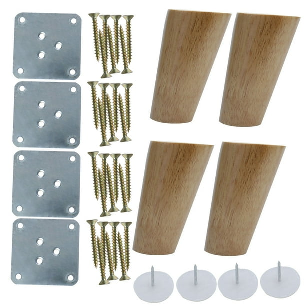 4 Inch Round Wood Furniture Legs Sofa Cabinet Oblique Feet 4 Inch Round Wood Furniture Legs Sofa