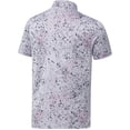 thumbnail image 3 of Adidas Golf Jacquard Polo Coral Fusion/Olive Strata/Grey Three Extra Large, 3 of 8