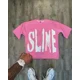 thumbnail image 1 of Camiseta de cuello redondo de gran tamaño con estampado y letras de anime para hombre y mujer, moda gótica Y2k, retro, versátil, de algodón puro, de manga corta, 1 of 3