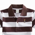 thumbnail image 4 of Kids Boys Summer Clothes Striped Design Polo Shirt Toddler Baby Boy Cute Fashionable Top Age 1 to 15 Y, 4 of 4