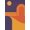 Orange, Pattern 4, variant on ODIKA 3'x5' Orange Black Sunset Sailing Abstract Washable Area Rug Modern Artistic Interpretation with Bold Curves for Hallway, Laundry Room, Non-Slip, Flatweave, Easy Care