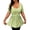 Green, variant on Womens Summer Tunic Tops Pleated Front Square Neck Short Sleeve T-Shirts Swing Hem Casual Dressy Blouses Women's Clothes