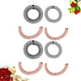 thumbnail image 3 of 8PCS Full Circle Spring Head Band Comb Stretch Flexible Hair Combs Headband Tooth Headband for Women, 3 of 8