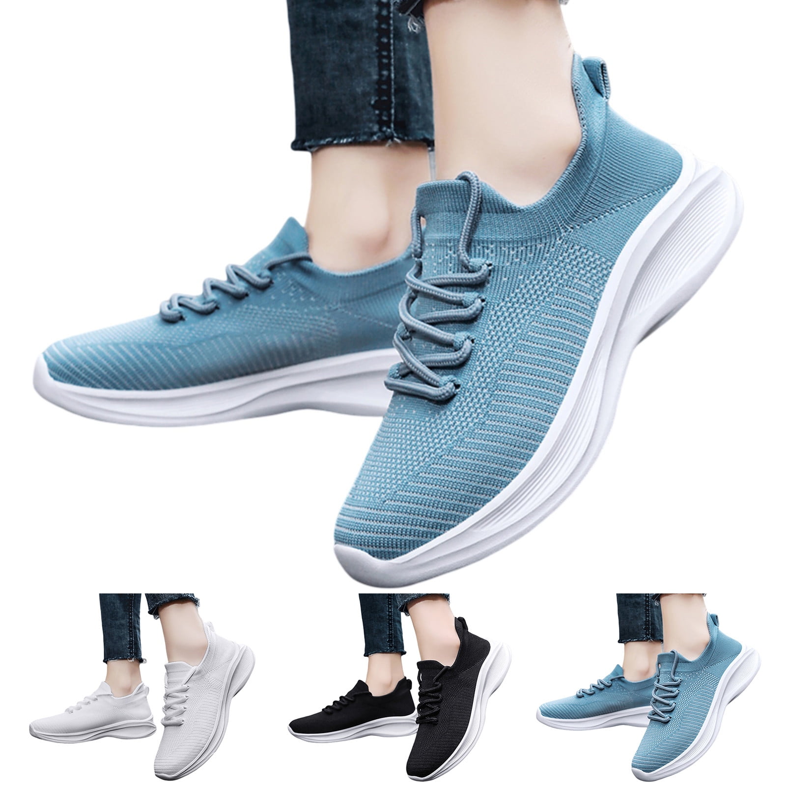 Women s Sneakers Female Sneakers Adult Womens Shoes Womens Sneaker Socks Cotton Women Sneakers Fashionable Simple and Solid Color The New Pattern House of Hounds Shoes Men White 8 Walmart