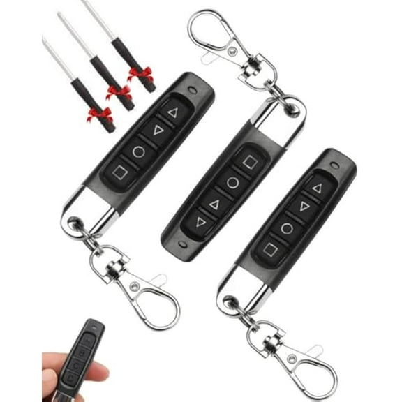 Remote Control Duplicator, 433mhz 4-in-1 Remote Control Duplicator, Universal Car Remot Control Duplicators for Wireless Devices Such As Cars, Garage Doors (3 pcs)