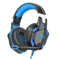 thumbnail image 1 of Inteprter CADA G2000 Auricular con cable Controlador de consola de juegos para computadora Auricular Micrófono para juegos Auricular con LED Videojuegos y accesorios azul negro, 1 of 1
