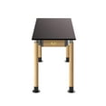 thumbnail image 3 of NPS Signature Series 24x60" Science Lab Table with Chem-Res Top in Oak, 3 of 4