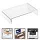 thumbnail image 3 of Clear Acrylic Monitor Stand Transparent Monitor Riser Stand For Computer LaptopTransparent30.5X20.3X7.6CM, 3 of 3