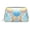 Silver, variant on Waterproof PU Leather Toiletry Cosmetic Bag World Map Portable Travel Makeup Organizer Bag for Women Gold