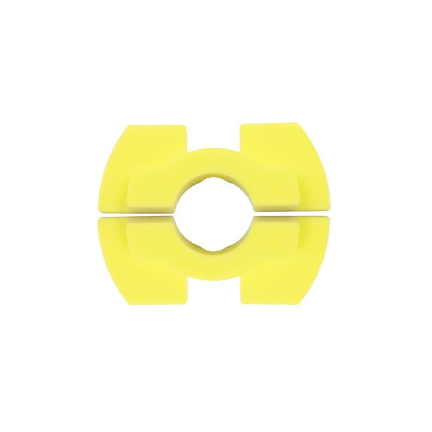 Greeniant Cojín de amortiguación plegable eléctrico de 3 piezas, espaciador a prueba de golpes, reemplazo del amortiguador de vibraciones para Patinetes eléctricos Amarillo Greeniant OD000198-03