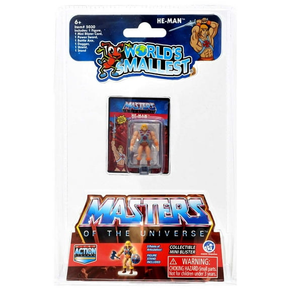 World's Smallest Masters of the Universe He-Man Micro Figure