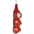 thumbnail image 1 of Soporte para rollos de papel de seda colgante festivo para decoración de cocina Soporte para toallas de papel navideño con temática de Papá Noel, 1 of 6