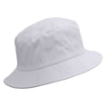 thumbnail image 4 of Ladybug Embroidered Big Size Cotton Blend Twill Bucket Hat - Grey XL-3XL, 4 of 5