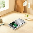 thumbnail image 3 of JJKBVCLO Pocket Scale Digital Jewelry Scale 200g 0.01g Accuracy USB Rechargeable Portable Mini Gram Scale Small Food Scale For Gold Coffee Batteries Included With Leather Cas E, 3 of 8