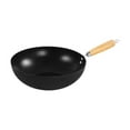 thumbnail image 2 of Sartén de hierro Gloria Wok 24 cm antiadherente con mango de madera, 2 of 9