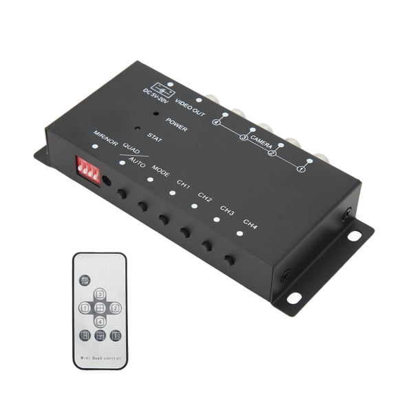 Grabadora de video Digital móvil ANGGREK Interfaz RCA de 4 Canales MDVR H264 720P