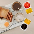 thumbnail image 4 of ZYNERY 50 Pcs Contenants à Double Compartiment Grande Capacité avec Couvercles, Contenants de Rangement pour Aliments Bento, Vinaigrette, Condiments, 4 of 5