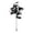 E, variant on Halloween Solar Stake Lights Outdoor Waterproof LED Pumpkin Ghost Witch Bat Pathway Light Auto Dusk to Dawn Solar Powered Lawn Garden Ground Plug Lamp Spooky Yard Halloween Party Atmosphere Decor