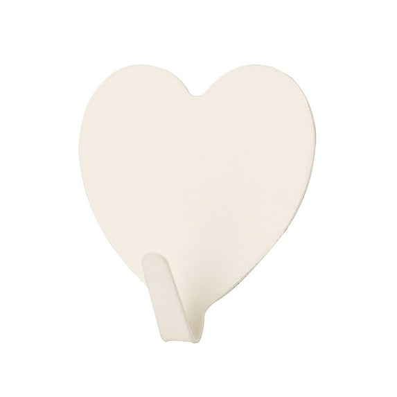 Wovilon Female Heart Love Sticky Hook Stainless Steel Bead Heart-Shaped Sticky Hook Home Tool Kit Tools & Home Improvement