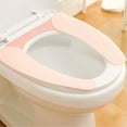 thumbnail image 5 of Smart USB Heated Warmer Toilet Seat Cover Pads Reusable Universal Toilet Seat Cushion Pad Warmer Cover Upgraded Cushion Fits for Winter Bathroom Toilet Rings of Different Shapes 1PC 13.4"x12.6" Pink, 5 of 9