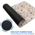 thumbnail image 6 of Long Mouse Pads for Desk,Baseball Heart Pattern Desk Mats on Top Of Desks, Desk Mouse Pad Extra Large with 3mm Non-Slip Base and Stitched Edge for Gaming,Office,Work,Home 31.5"x15.7", 6 of 6