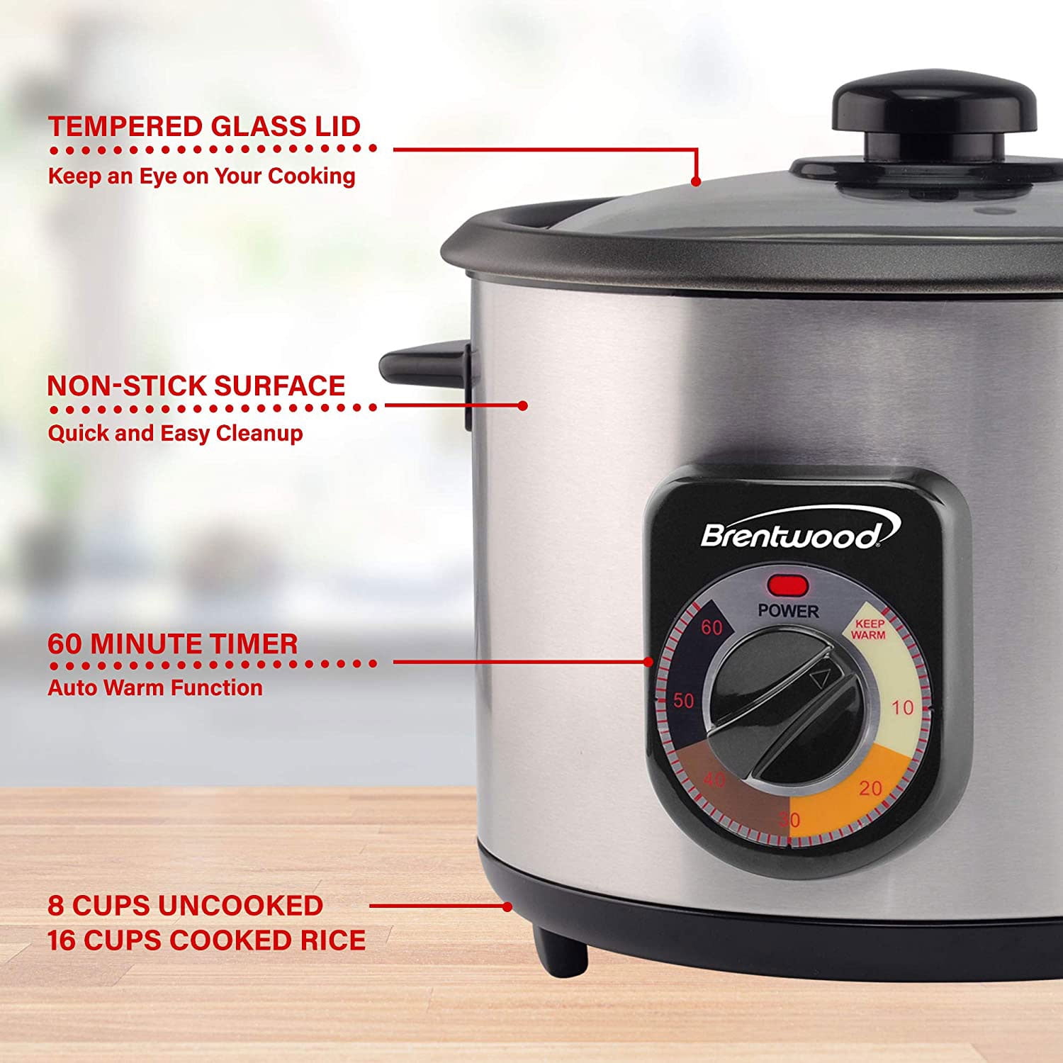 8CP PRSN RICE COOKER SSL