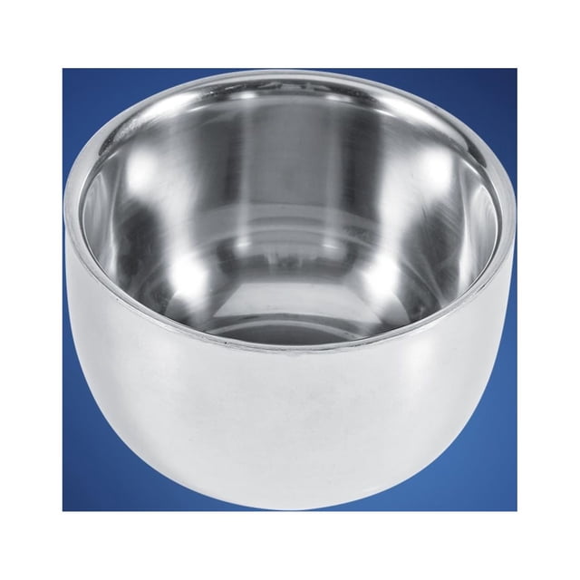 Tazón de Jabón de Afeitar de Acero inoxidable, Organizador de Burbujas, Taza de Jabón de Afeitado, Fácil de Limpiar, Para Todos los Cepillos de Afeitar. Viaje de Tamaña